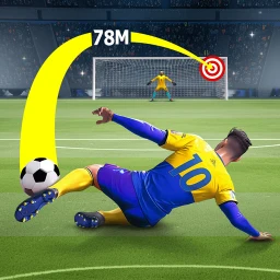أيقونة كرة القدم ماستر محاكي 3D